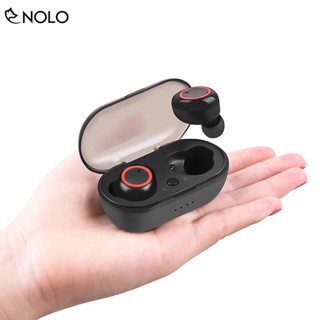 Bộ tai nghe bluetooth mini kèm dock sạc v5.0 tws x5 kết nối cùng lúc 2 tai nghe rời