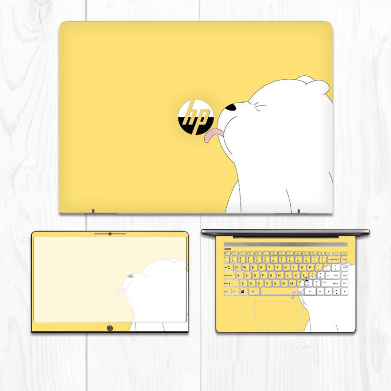 Skin màu vàng dành cho các loại laptop