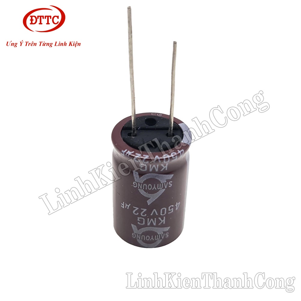 Tụ SAMYOUNG 22uF 450V (16x25mm)