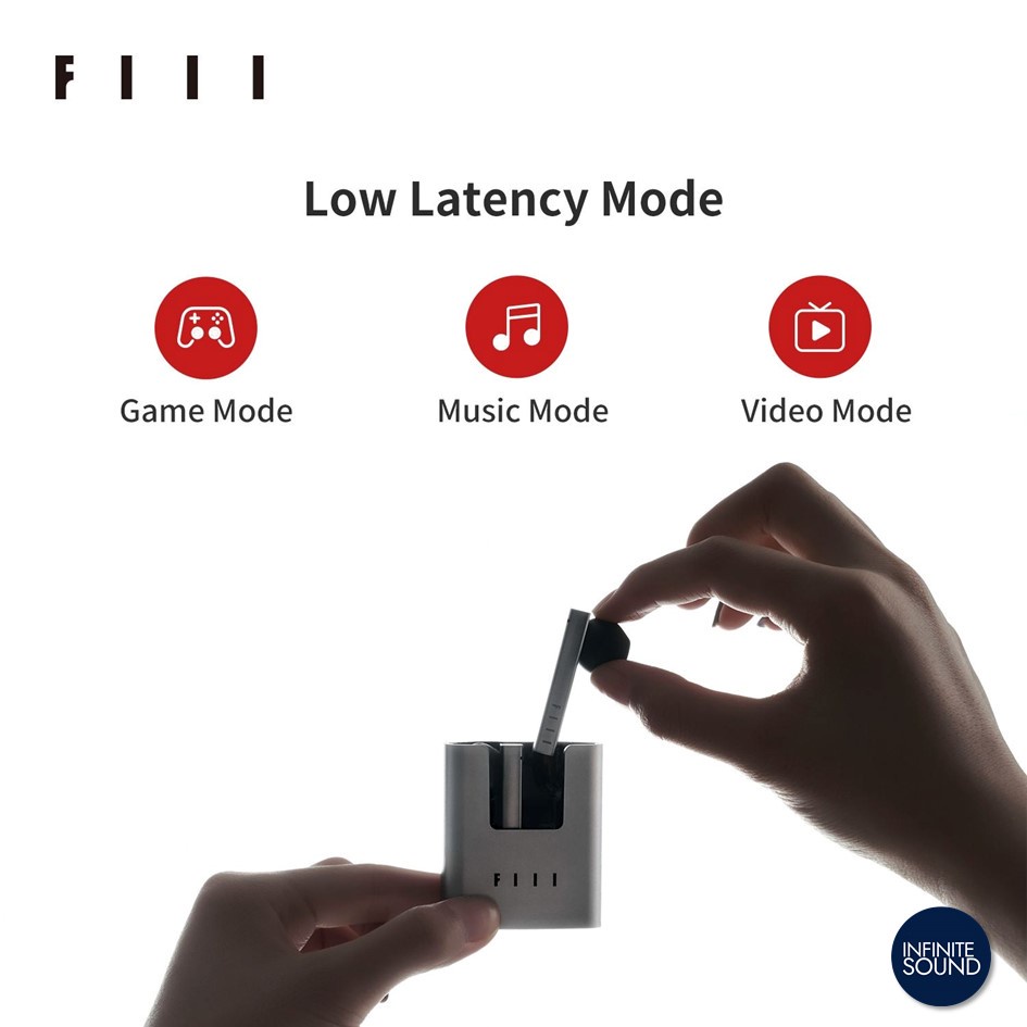 Tai nghe không dây EarBuds FIIL CC2, Giảm Tiếng Ồn, Micro Kép ENC, Bluetooth 5.2 - Bản Quốc Tế