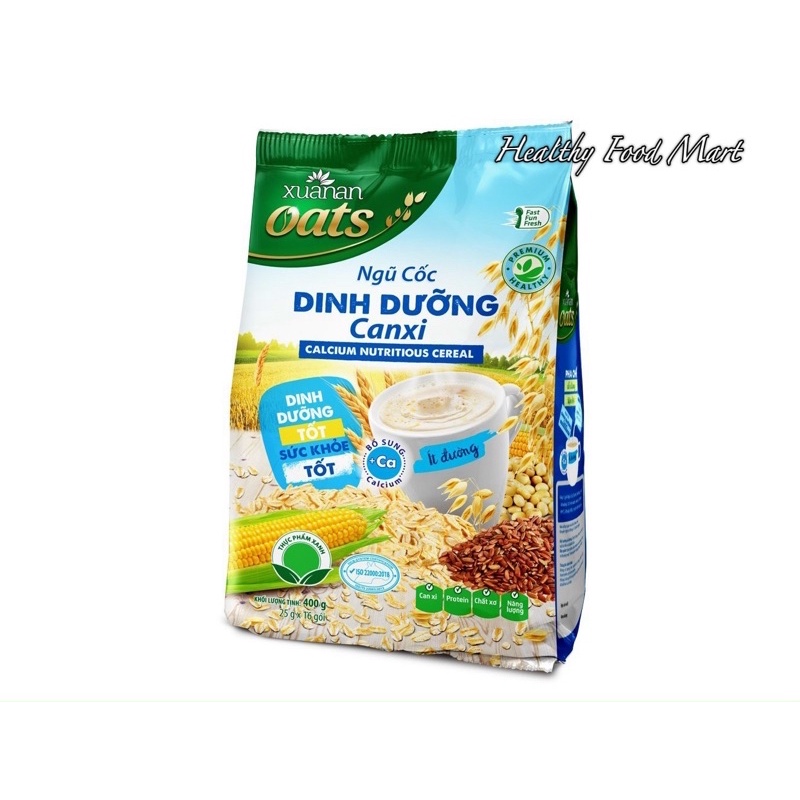 Ngũ Cốc Dinh Dưỡng Canxi 5 Loại Đậu Xuân An 400g