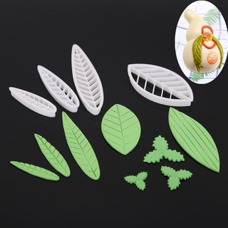 Hoạt Hình Khuôn Silicon Làm Bánh Hình Chiếc Lá Dễ Thương
