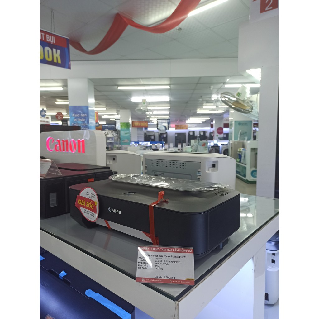 [Ảnh tự chụp] [Hàng chính hãng - Bảo hành 12 tháng] Máy in Phun màu Canon Pixma IP-2770 công nghệ in phun | BigBuy360 - bigbuy360.vn