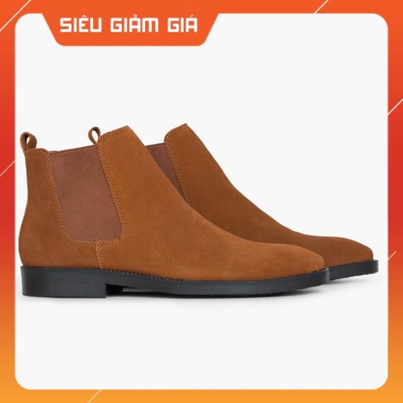 [ ĐỒNG GIÁ 299K ] Chelsea Boot Nam Da Lộn Cao Cấp, Đế 3 Phân -vt6