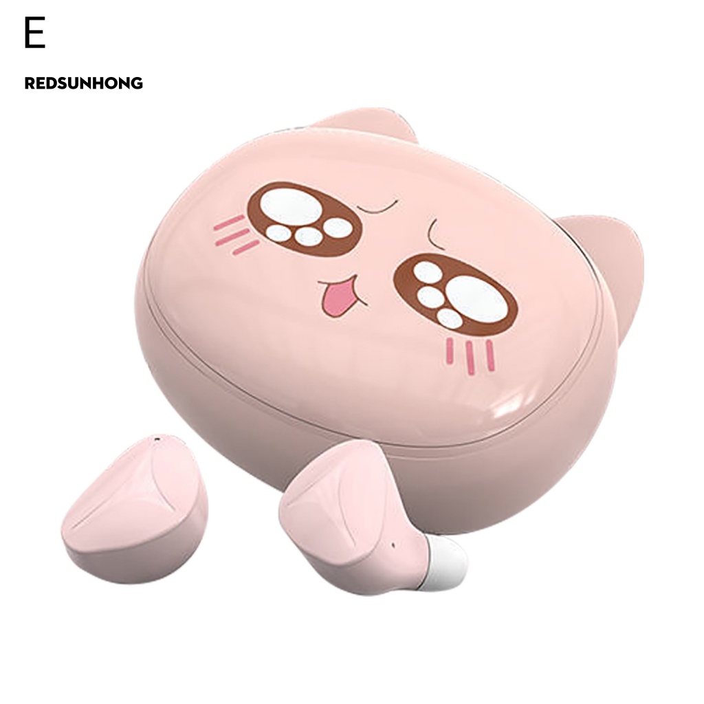 Tai Nghe Bluetooth Không Dây Thông Minh Mini Hình Gấu Trúc Hoạt Hình