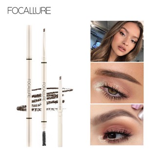 FA118-Chì kẻ lông mày FOCALLURE màu bền chống nước thiết kế đầu tròn và tam giác 1pc 0.1g