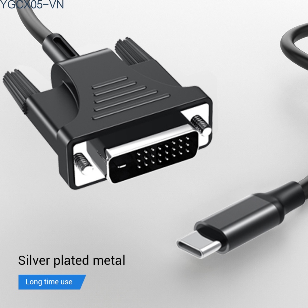 Dây Cáp Chuyển Đổi Usb C Sang Dvi Type-C Sang Dvi Usb3.1 Type C 10gbps Cho Máy Chiếu Macbook 12inch | BigBuy360 - bigbuy360.vn