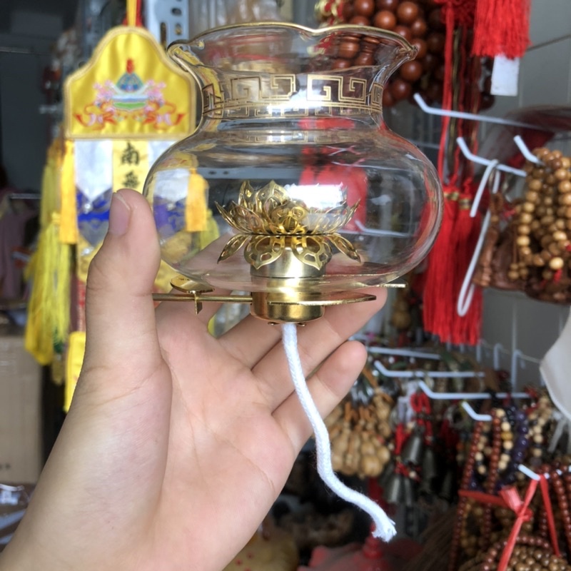 bóng đèn dầu lưu ly - bóng đèn thắp dầu cỡ đại