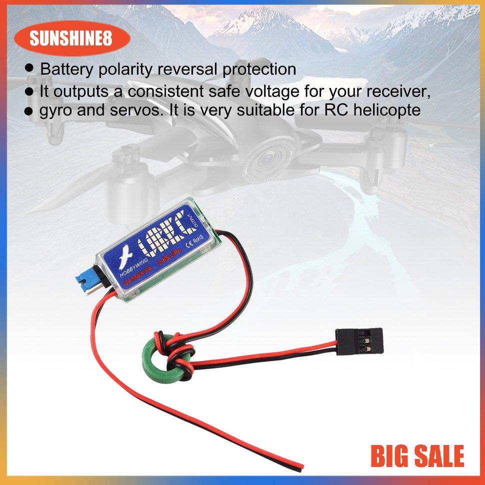 【SUN】5V/6V UBEC 3A Lowest RF Noise Full Shielding Antijamming Switching Regulator
