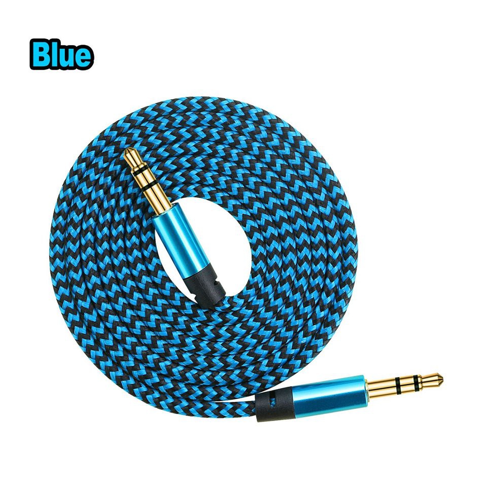 Cáp Âm Thanh Bện Dây Đầu Chuẩn 3.5mm | BigBuy360 - bigbuy360.vn