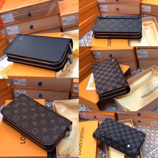 Ví cầm tay lv da thật cao cấp fullbox