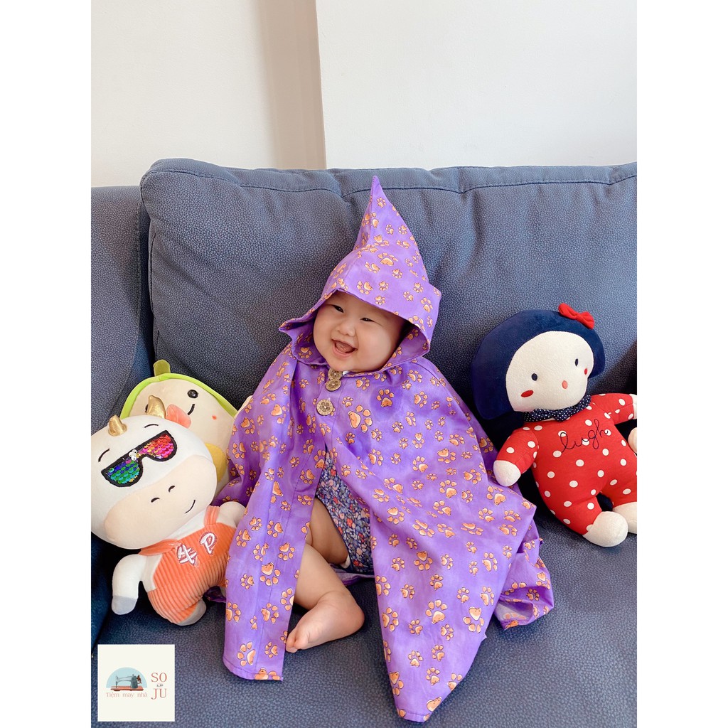 Áo Choàng PONCHO  Chống Nắng, Chống Gió Cho Bé Cánh Dơi THIẾT KẾ