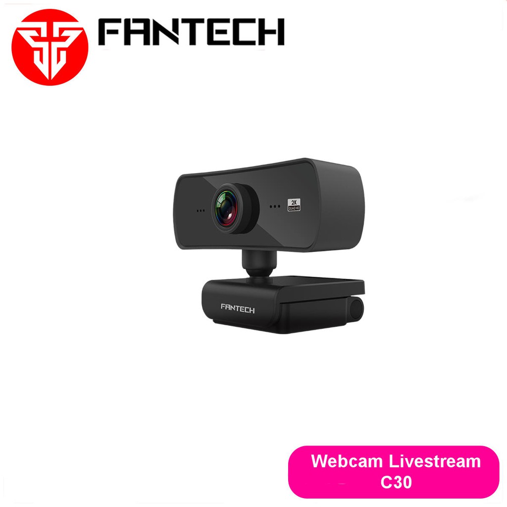 Webcam Livestream Chuyên Nghiệp FANTECH C30 LUMINOUS 4MP Hỗ Trợ Quay Chất Lượng 2K | WebRaoVat - webraovat.net.vn