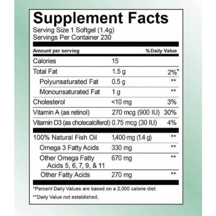 [CHÍNH HÃNG] Dầu cá Fish Oil Wild Alaskan Mỹ - Hộp 230 viên