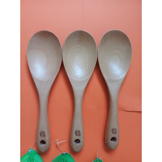 Vá OVAL 11 muôi xới cơm, múc canh bằng gỗ cao cấp