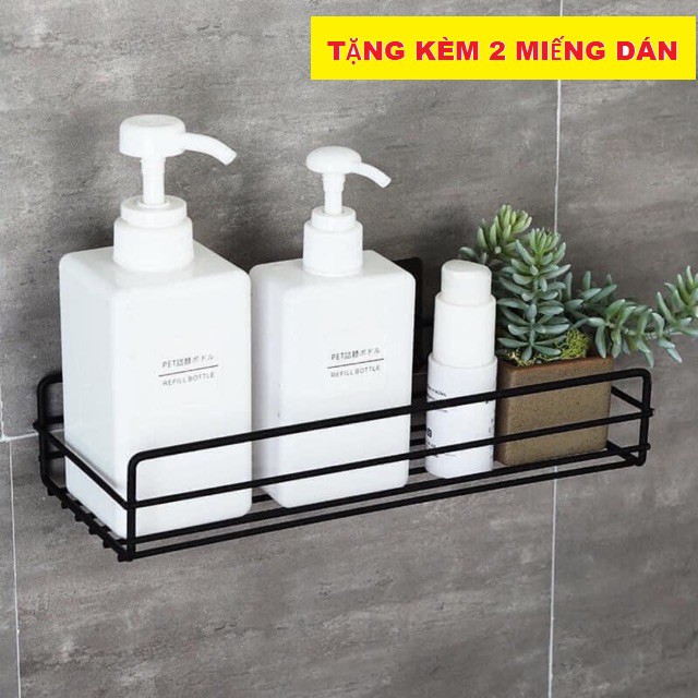 Kệ Góc Dán Tường Để Đồ Nhà Tắm Nhà Bếp Tiện Ích, Kệ Để Đồ Đang Năng Thép Không Gỉ ( Tặng Kèm Miếng Dán )