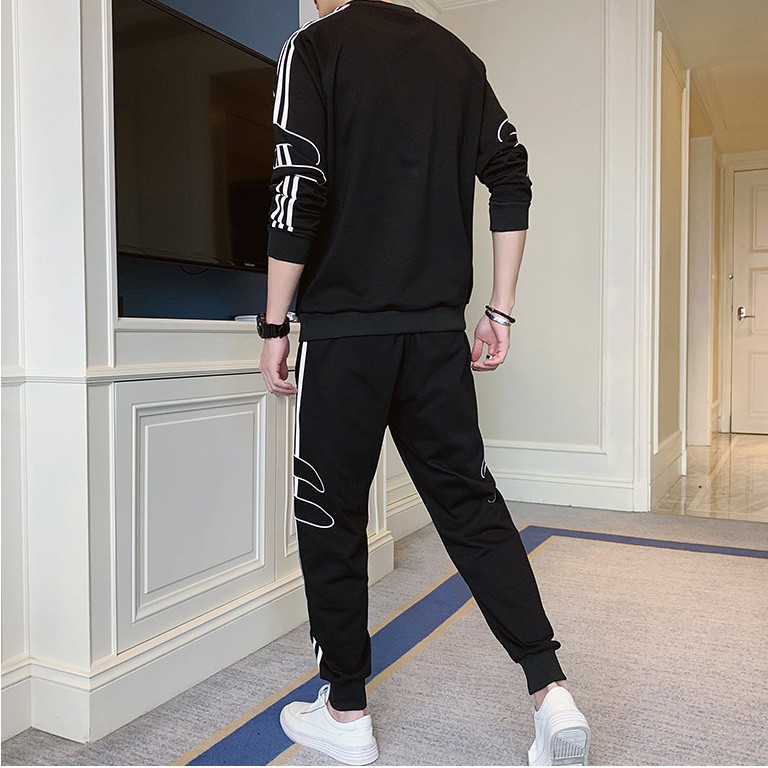 Bộ thể thao nam dài tay thu đông, bộ đồ nỉ nam mặc nhà BD128 Eric Fashion | BigBuy360 - bigbuy360.vn