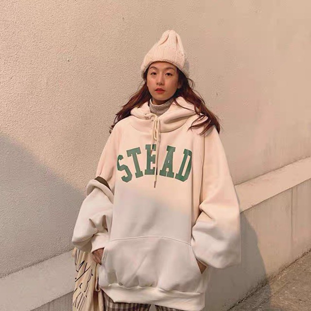[FREESHIP ĐƠN TỪ 50K] Áo hoodie STEAD chữ ngực LDU0220