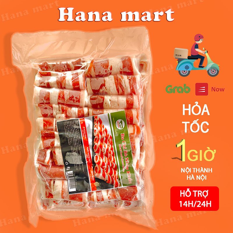 Ba chỉ bò khay 500g hàng xuất khẩu [ship hỏa tốc 1h]/ Khay ba chỉ