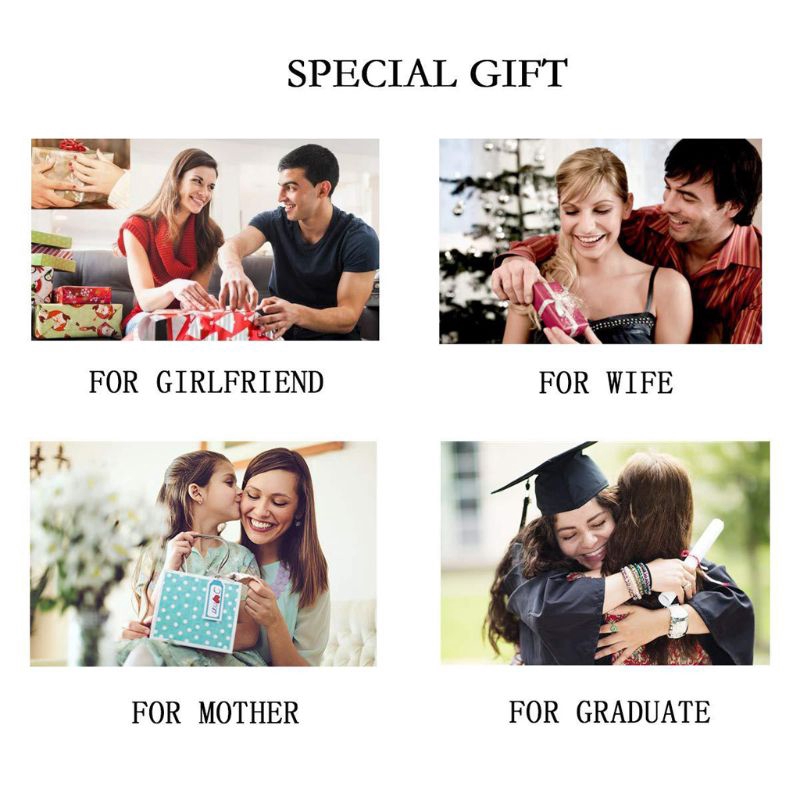 Vòng Tay Chuỗi Hạt Khắc Chữ &quot;I Love You&quot; Độc Đáo
