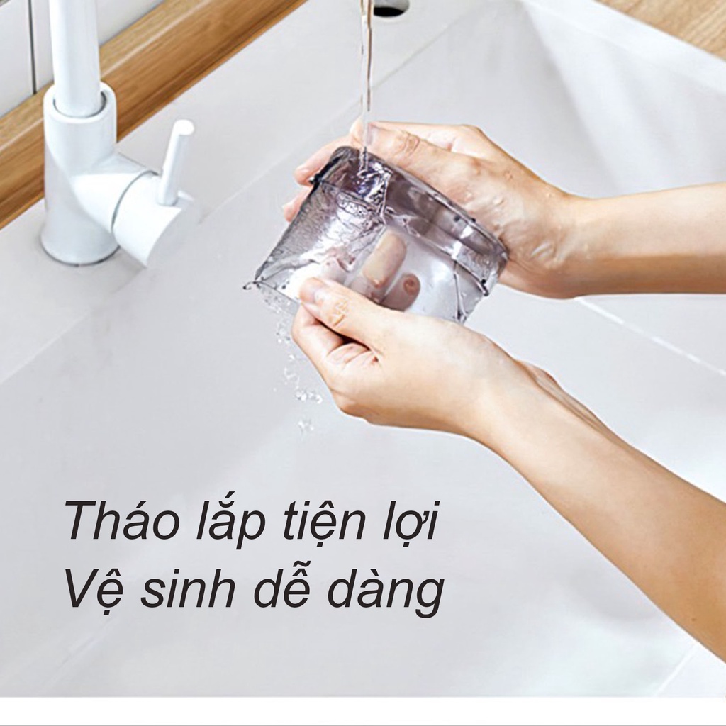 Máy Xông Tinh Dầu, Máy Phun Sương Khuếch Tán Tinh Dầu, Đèn Ngủ Tạo Ẩm, Tích Hợp Pin Sạc 2300mAh, Dung Tích 250ml