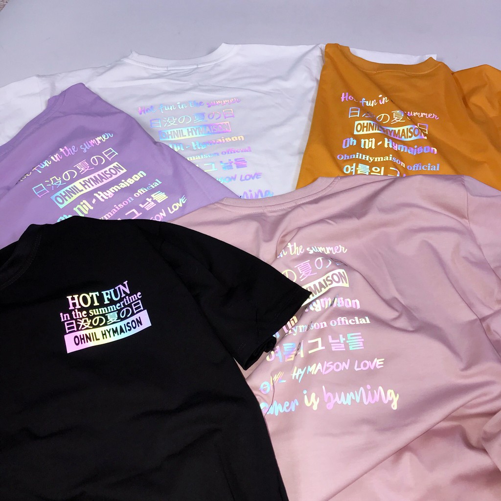 Áo thun Phản quang Unisex - HOT FUN