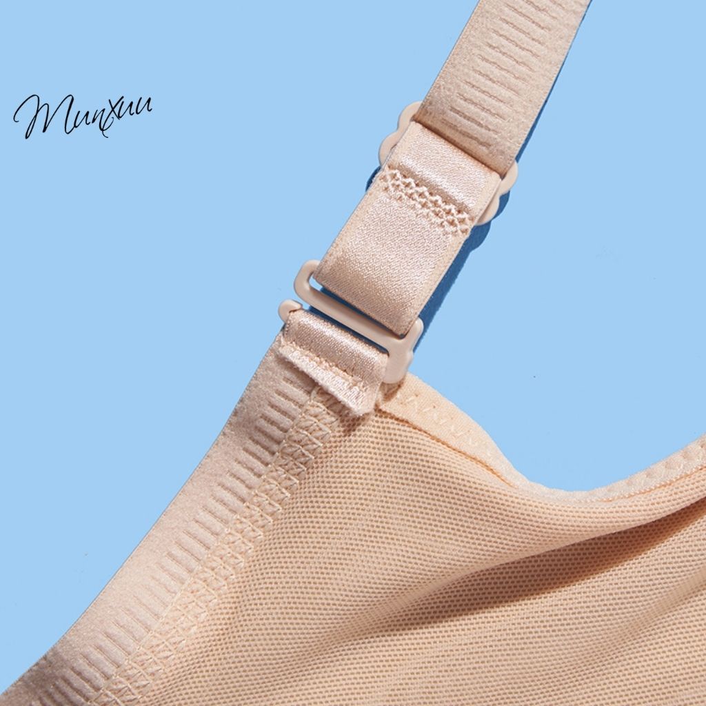 Áo lót nữ bra phối ren Munxuu, thiết kế đệm vừa không gọng nâng ngực quyến rũ - AV27