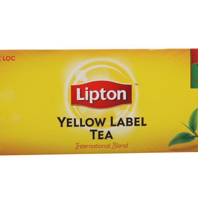 Trà đen Lipton nhãn vàng 50g 25 túi