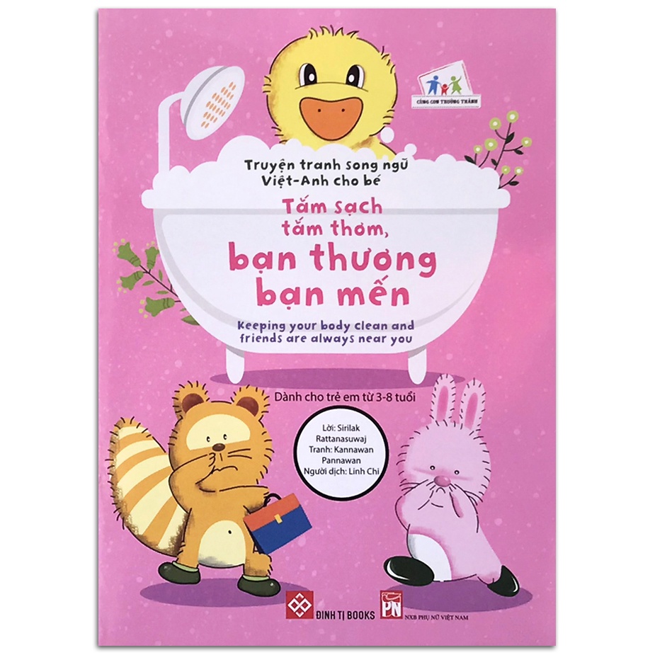 Sách - Truyện tranh song ngữ Việt - Anh cho bé (Dành cho trẻ em từ 3-8 tuổi) - Lẻ tùy chọn