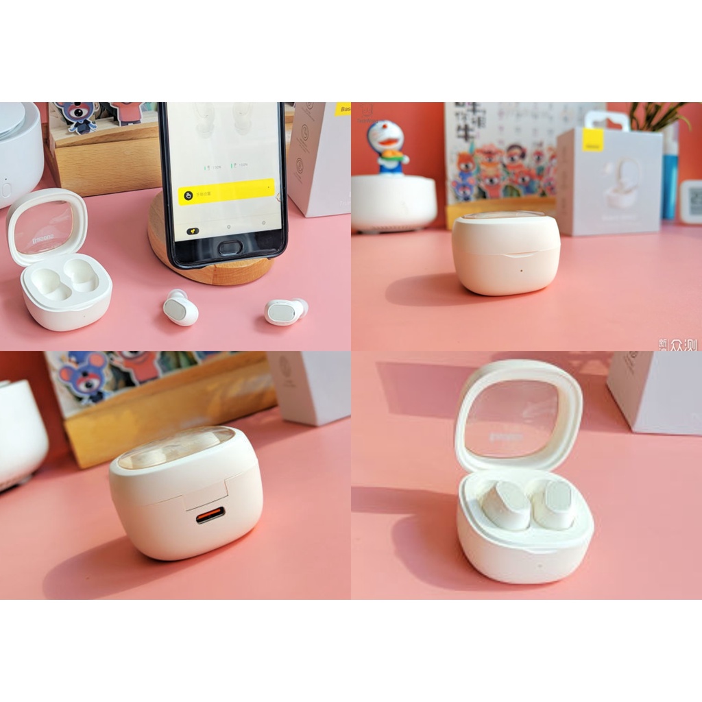 Tai nghe Bluetooth không dây Baseus Bowie WM02, Bluetooth 5.3, cảm ứng đa chạm, thời lượng pin dài