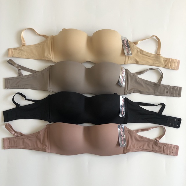 Áo lót nữ áo ngực cup ngang đệm dầy Thái Lan Sisterhood 9685 nâng ngực có gọng vải mát size 32, 34, 36