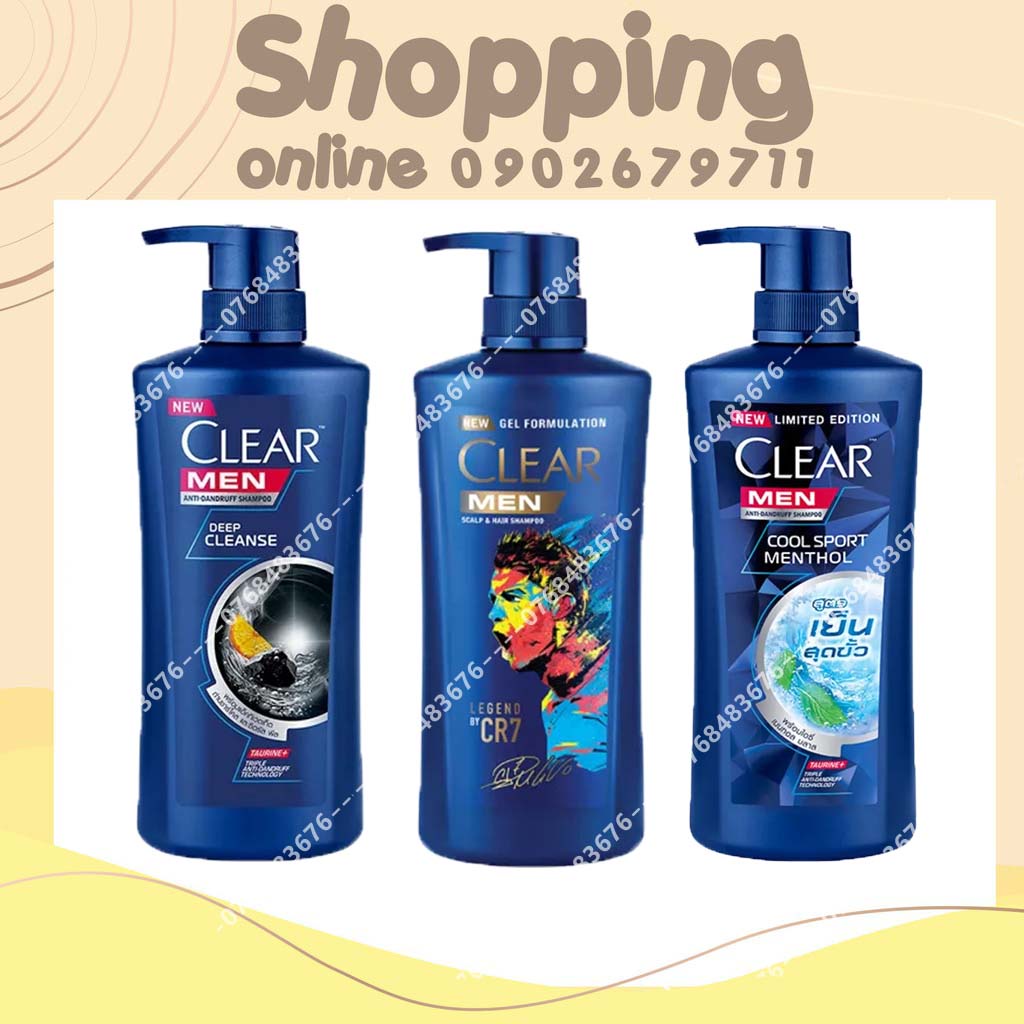 Dầu Gội Clear Men Thái Lan