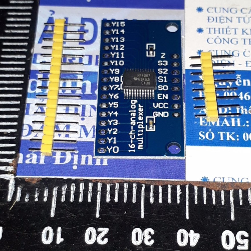 module CD74HC4067 16-ch analog multiplexer, áp 2-6V kde4691