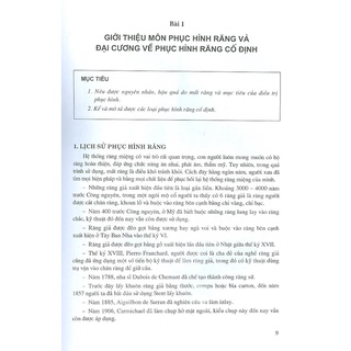 Sách - Phục Hình Răng Cố Định (Dùng cho Sinh viên Răng Hàm Mặt)