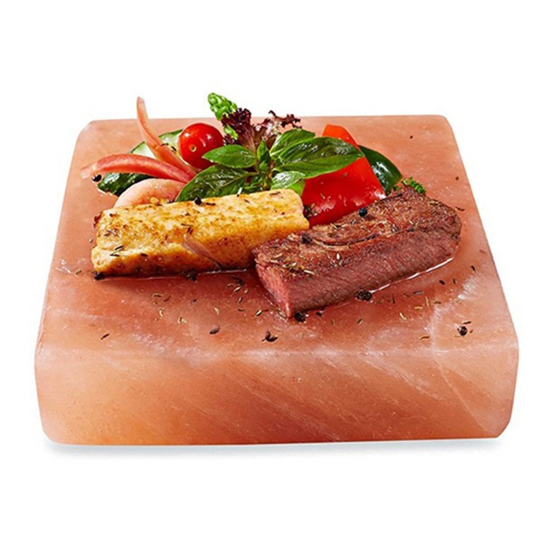 Đá muối himalya kích thước  dùng làm giường đá muối hoặc dùng để nướng thức ăn