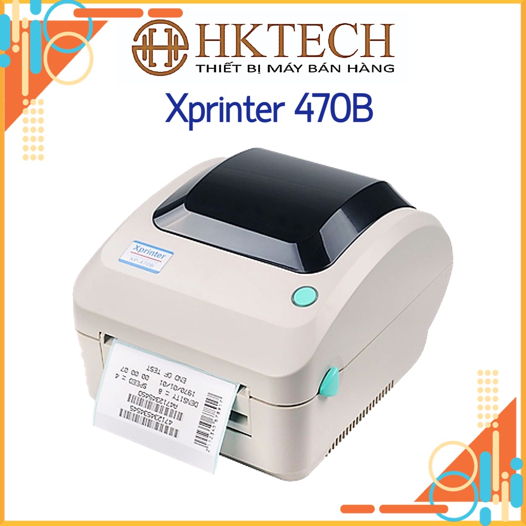 Máy in mã vạch Xprinter 470B chuyên dụng in mã vận đơn TMĐT