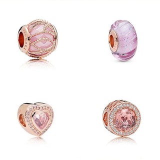 Mặt chuỗi hạt vàng hồng đính cườm lấp lánh