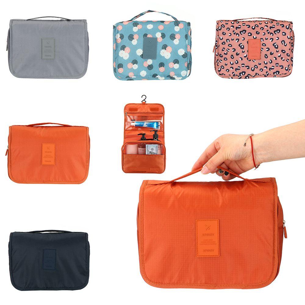 Ebinlands Túi Đựng Mỹ Phẩm / Đồ Vệ Sinh Cá Nhân Có Móc Treo Thời Trang Có Thể Mở Rộng