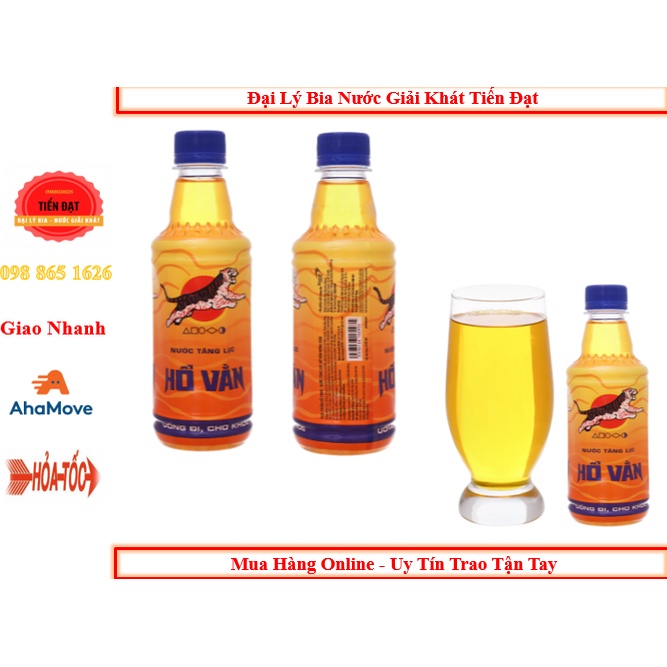 Lốc 6 Chai Tăng Lực Hổ Vằn Vị Dứa 330ml