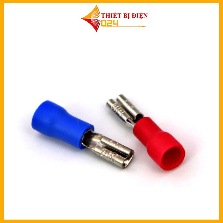 Gói 100 đầu cốt (cos) FDD2-250 loại tốt đầu cos ghim đực cái, cos nối đây điện