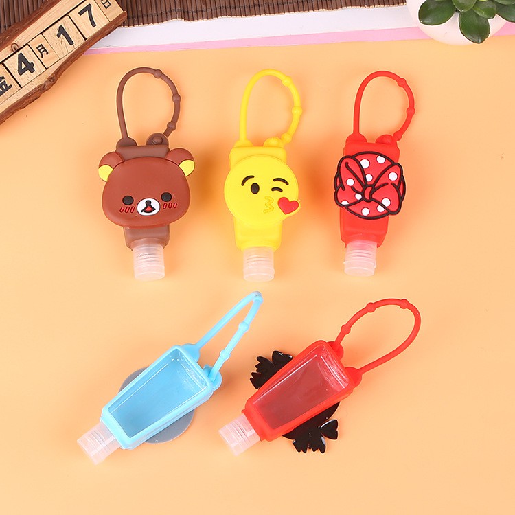 Bình đựng chai nước rửa tay bằng silicon thiết kế siêu anh hùng Marvel 30ml