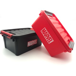 Hộp đựng mỹ phẩm miniso miniso marvel màu đỏ/đen