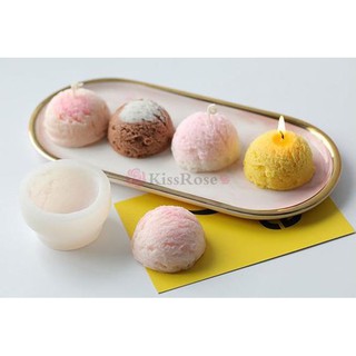 Khuôn Silicon Hình Kem Ice Cream Làm Thủ Công, Handmade