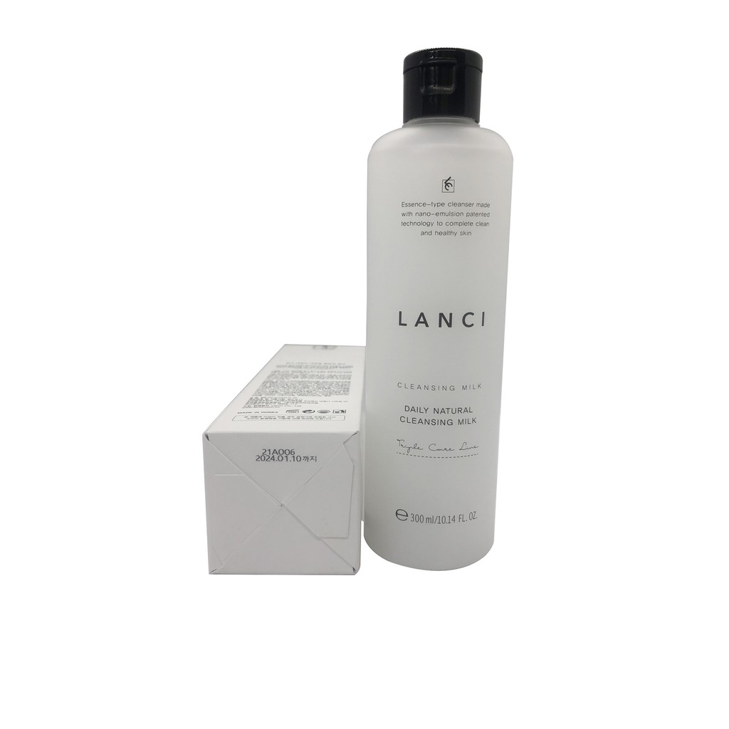 Nước Tẩy Trang Lanci Daily Natural Cleansing 300ml, Sữa Tẩy Trang Lanci Hàn Quốc Mit Beauty Làm Sạch Lớp Trang Điểm