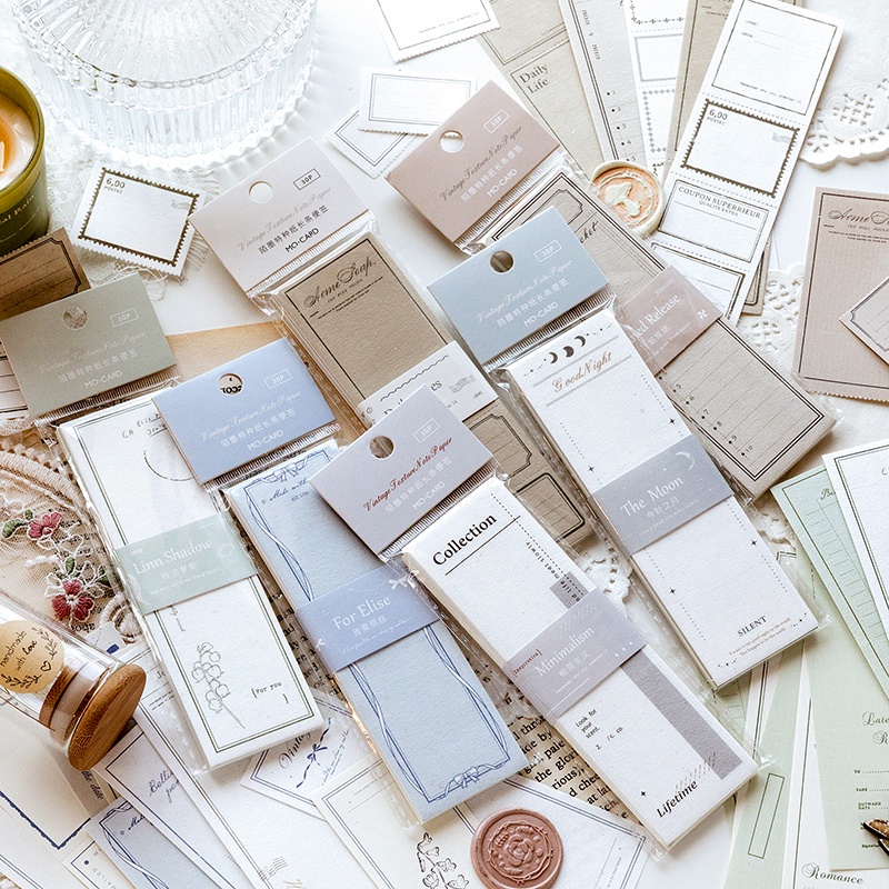 Bộ 30 Miếng Giấy Dán Trang Trí Sổ Tay Phong Cách Vintage DIY