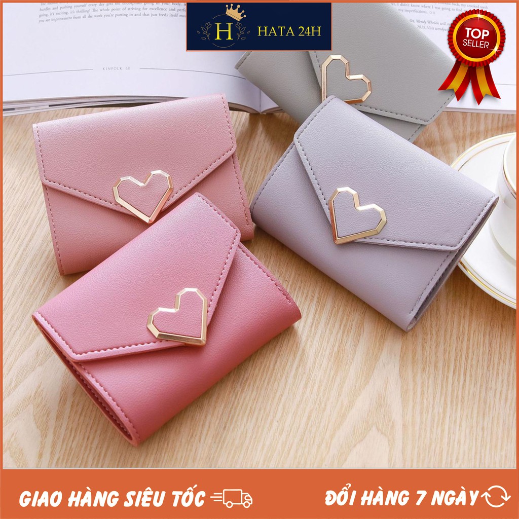 [ SIÊU HOT ] VÍ NỮ CẦM TAY YOUNG GIRL NÚT BẤM TIM CÁCH ĐIỆU TRẺ TRUNG