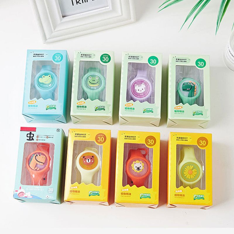 Đồng Hồ Cho Bé | Đồng Hồ Tinh Dầu Thơm Đuổi Muỗi , Dây Silicon Đèn Led Phát Sáng Nhiều màu cho bé trai và bé gái 7T53