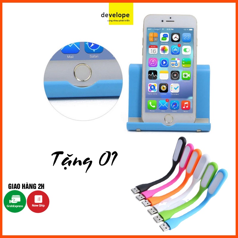Bộ Giá Đỡ Sạc Điện Thoại tặng kèm 1 đèn led usb siêu sáng