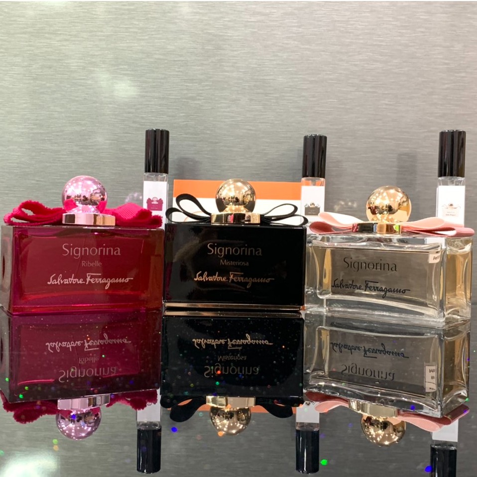 [Mẫu thử] Tổng hợp nước hoa nữ Salvatore Ferragamo Signorina EDP, Misteriosa, Ribelle