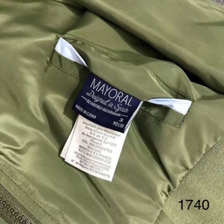 Áo bomber gio’ MAYORAL mặc 2 mặt ạ